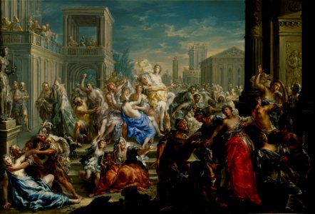 Johann Georg Platzer - Der Raub der Sabinerinnen