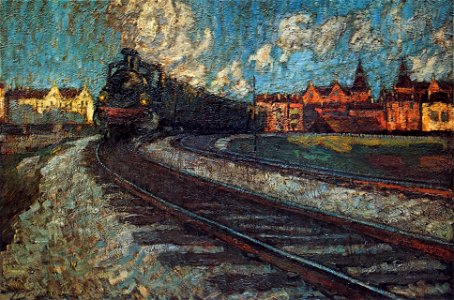 Pleuer - Ausfahrender Zug - 1902