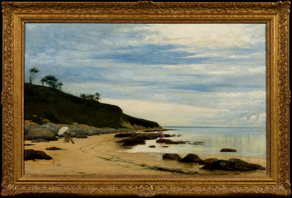 Plein Air-Painter at the Coast (Robert Thegerström) - Nationalmuseum - 214625