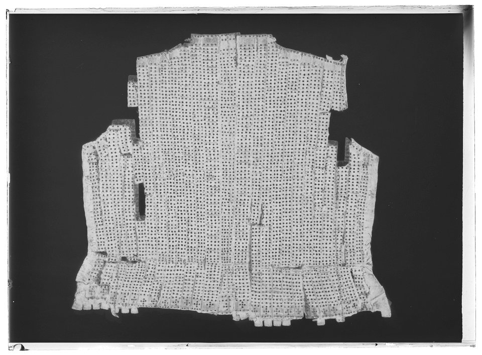 Plåtlivjacka, brigantin, Polen, 1500-tal. Förmodat krigsbyte från Warszawa 1655-08-30 - Livrustkammaren - 36234-negative