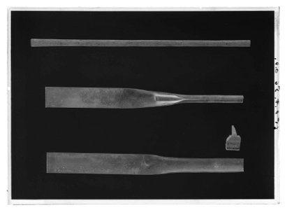 Plåt, ämne till bösspipa, tillverkat av Josef Lindberg, Hultabron, Hok - Livrustkammaren - 18115-negative