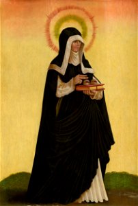 Podunajský maliar z roku 1519 - Sv.Otília - rub - O 1807-b - Slovak National Gallery
