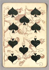 Playing Card, Ten of Spades, late 19th century (CH 18405263)