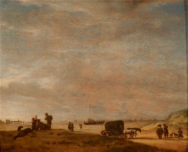 Playa de Scheveningen - Adriaen van de Velde