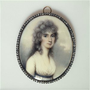Plimer, Nathaniel - Portrait de Miss Bradley - J 722 - Musée Cognacq-Jay