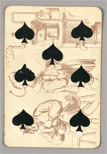 Playing Card, Seven of Spades, late 19th century (CH 18405359)