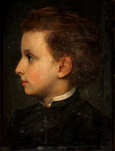 Pojke i profil. Studie (Edvard Perséus) - Nationalmuseum - 149898