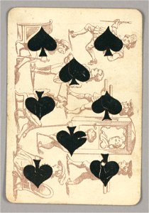 Playing Card, Eight of Spades, late 19th century (CH 18405361)