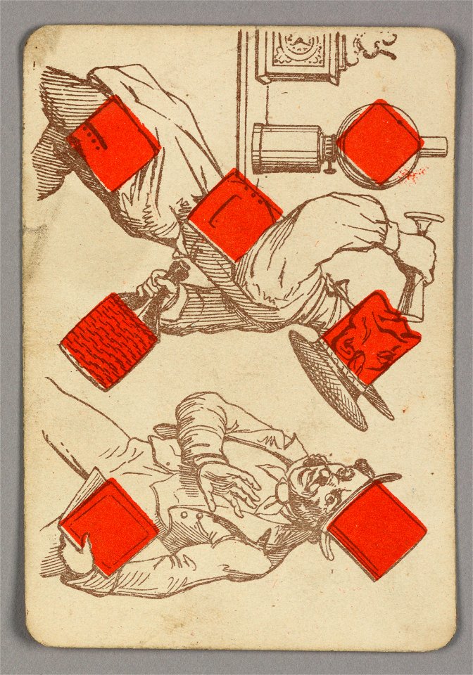 Playing Card, Seven of Diamonds, late 19th century (CH 18405299)