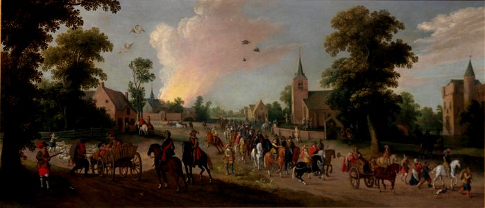 Plundering van een dorp Centraal Museum 6907