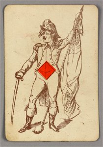 Playing Card, Ace of Diamonds, late 19th century (CH 18405287). Free illustration for personal and commercial use.