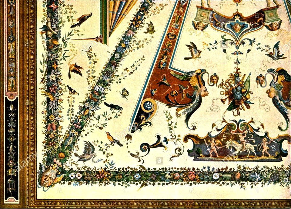 Poccetti, Bernardino — Fresko im Empfangssaal der Galleria degli Uffizi — ca. 1580