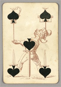 Playing Card, Five of Spades, late 19th century (CH 18405349)