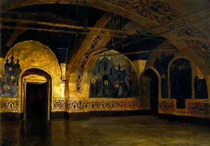 Polenov Teremnoy palace golden chamber