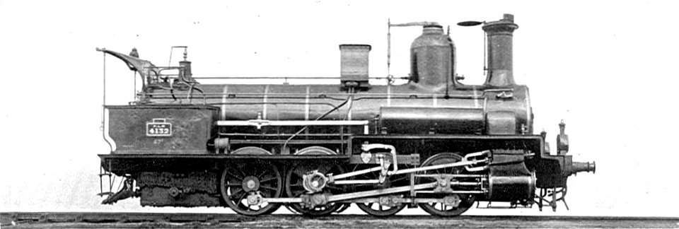 PLM 0-8-0 locomotive with crew respiratory apparatus (Howden, Boys' Book of Locomotives, 1907)