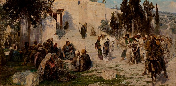 Vasilii Polenov, He that is Without Sin. Bonhams