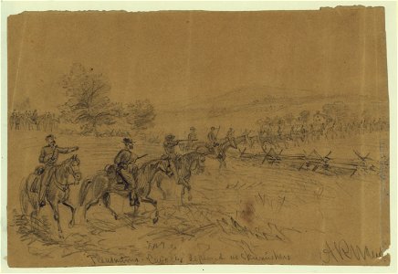 Pleasontons Cavalry deployed as skirmishers LCCN2004660324