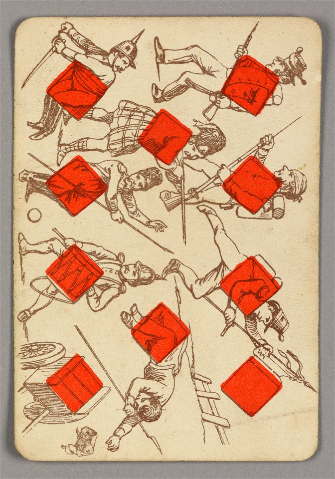 Playing Card, Ten of Diamonds, late 19th century (CH 18405307)