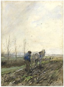 Ploegende boer Rijksmuseum SK-A-2477