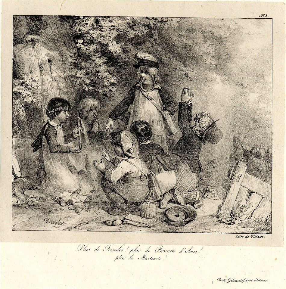 Plus des ferrules! plus des bonnnets d'anes! plus de martinets (BM 1875,0612.118)
