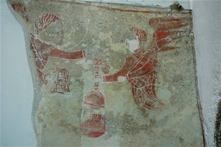 Podsreda Castle fresco