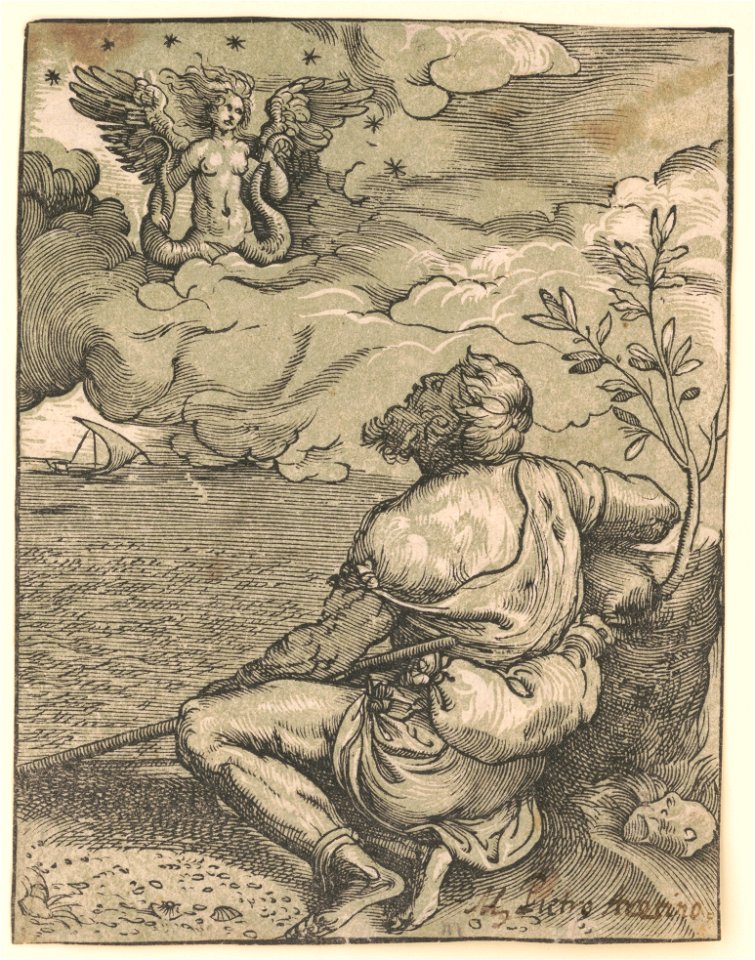 Poet and the siren LCCN2008678925