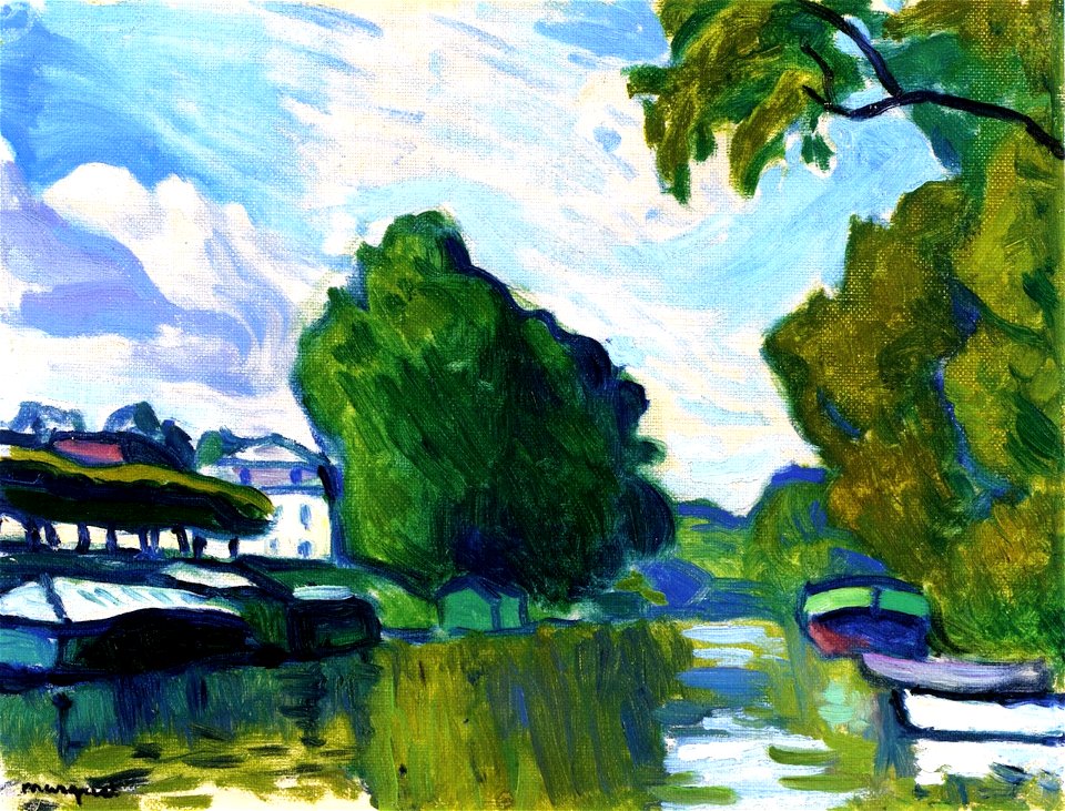 Poissy, by the Seine Albert Marquet (1908)