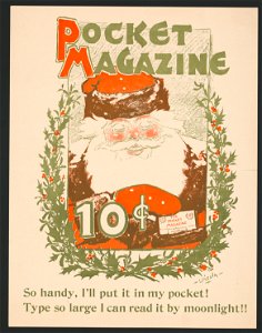 Pocket magazine- So handy, I'll put it in my pocket! Type so large I can read it by moonlight LCCN2015645368