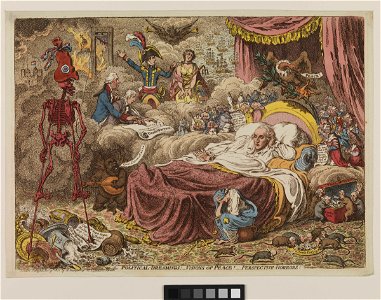 Political-Dreamings! - Visions of Peace! - Perspective Horrors! (caricature) RMG PW3966
