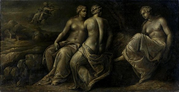 Polidoro de Caravaggio Psyche and her sisters