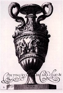 Polidoro Da Caravaggio - Design for a Vase - WGA18021