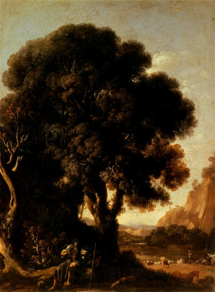 Cornelis van Poelenburch - Apollo and the Cattle of Admetus - WGA7489