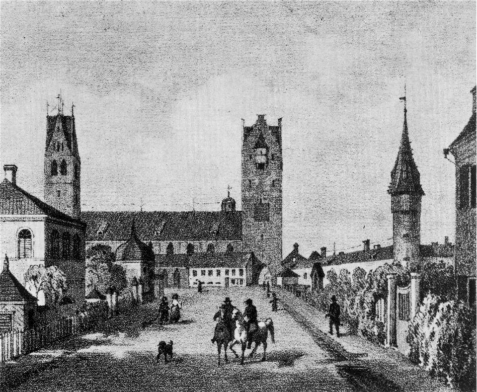 Podesta nach Lang Ravensburg Sammelbild Detail Gartenstraße