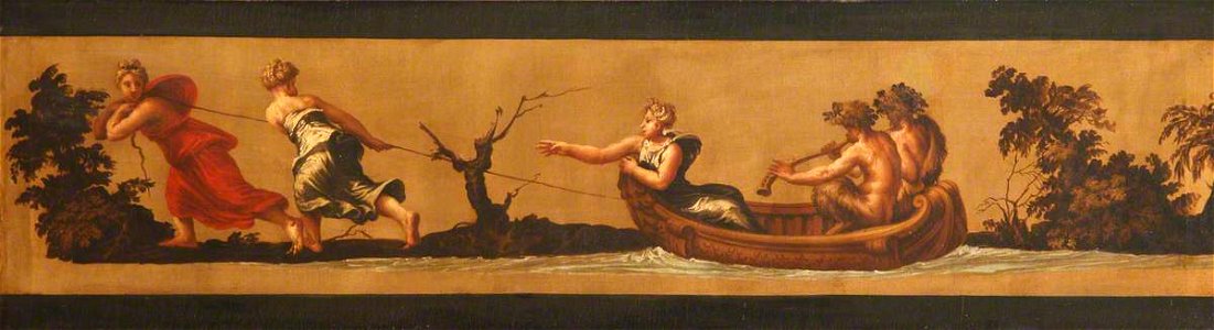 Polidoro da Caravaggio (c.1499-c.1543) (after) - Nymphs Towing a Boat with a Nymph and Two Satyrs - 1139827 - National Trust