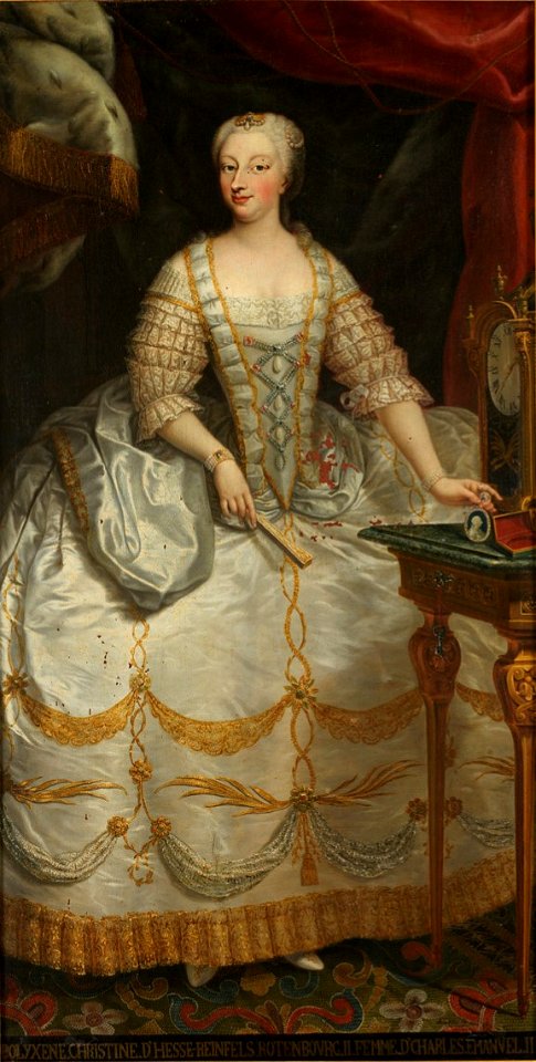 Polyxena of Hesse-Rotenburg, Queen of Sardinia - Palace of Venaria