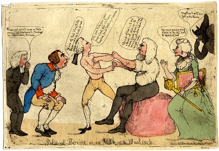 Political Boxing; or, an Attack at the Woolsack (BM 1868,0808.6207)