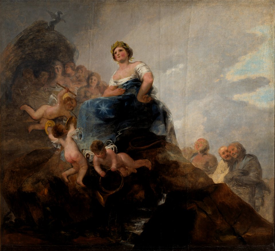 Poetry and Poets (Francisco Goya Y Lucientes) - Nationalmuseum - 22642
