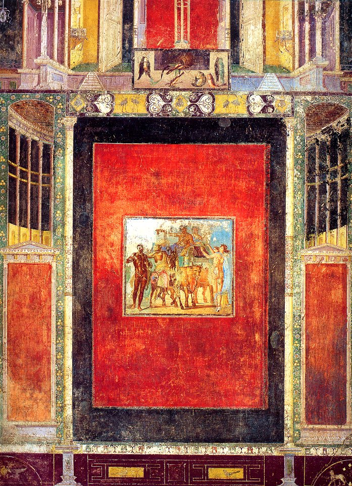Pompeii - Casa di Marco Lucrezio Frontone - Tablinum
