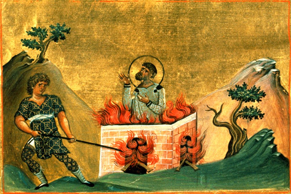 Polyeuctus at Caesarea (Menologion of Basil II)