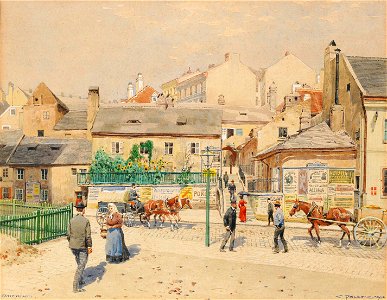 Poledne – Vienna, Ratzenstadl, 1900