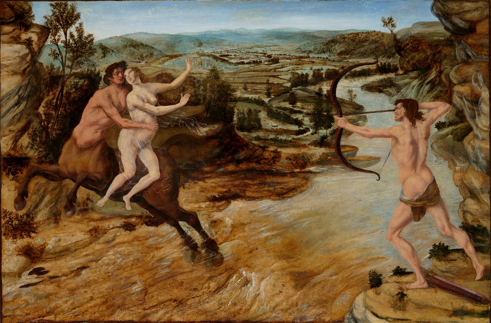 Pollaiolo, ercole e deianira