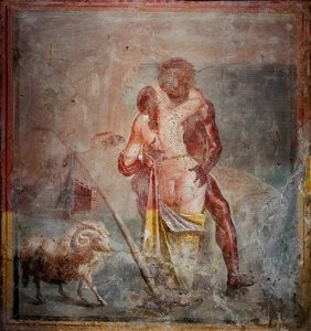 Polyphemus and Galatea Pompeii MAN Napoli Inv27687