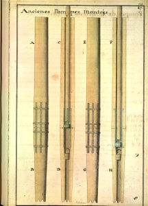 Pompes de cale Bayeux montées début XVIIIè siècle