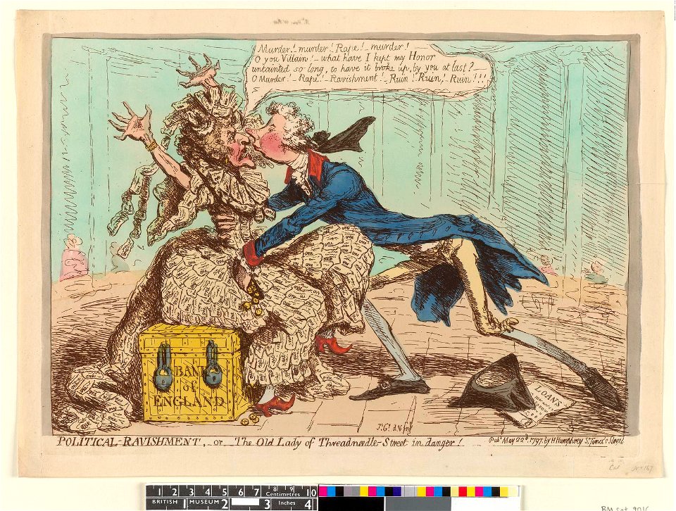 Political-ravishment, or the old lady of Threadneedle-street in danger! (BM J,3.68)
