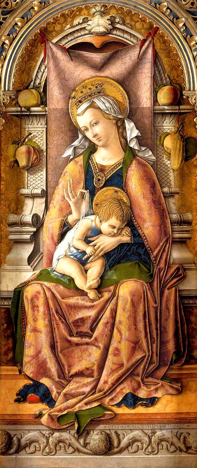 Polittico del 1476, madonna