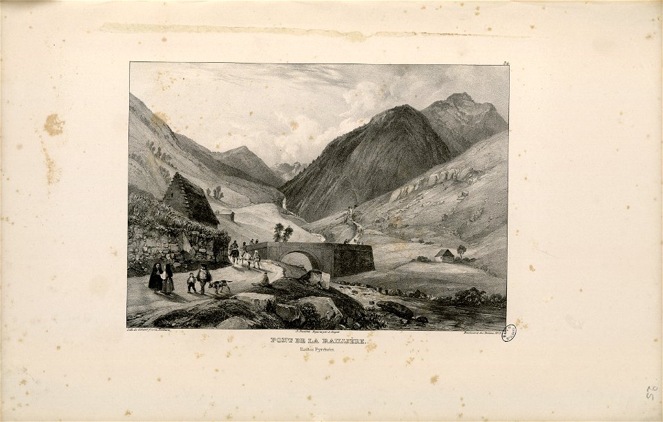 Pont de la Raillère (Hautes Pyrénées) - Fonds Ancely - B315556101 A JACOTTET 1 028