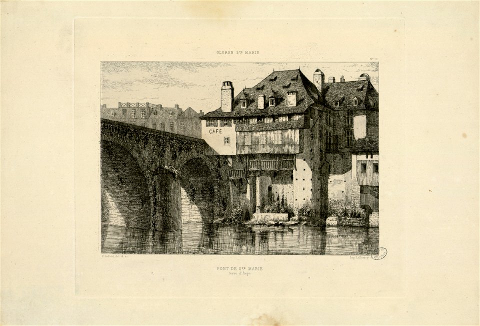 Pont de Ste. Marie - Gave d'Aspe - Fonds Ancely - B315556101 A LAFOND 1 033
