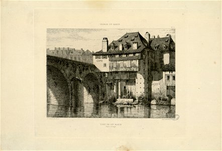 Pont de Ste. Marie - Gave d'Aspe - Fonds Ancely - B315556101 A LAFOND 1 033