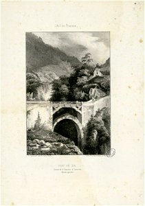 Pont de Sia, Chemin de St. Sauveur à Gavarnie (Hautes-Pyrénées) - Fonds Ancely - B315556101 A GELIBERT 4 009