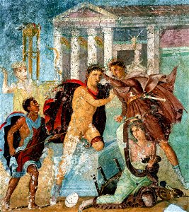 Pompeii - Casa di Marco Lucrezio Frontone - Winter Triclinium